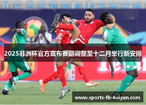 2025非洲杯官方宣布赛期调整至十二月举行新安排